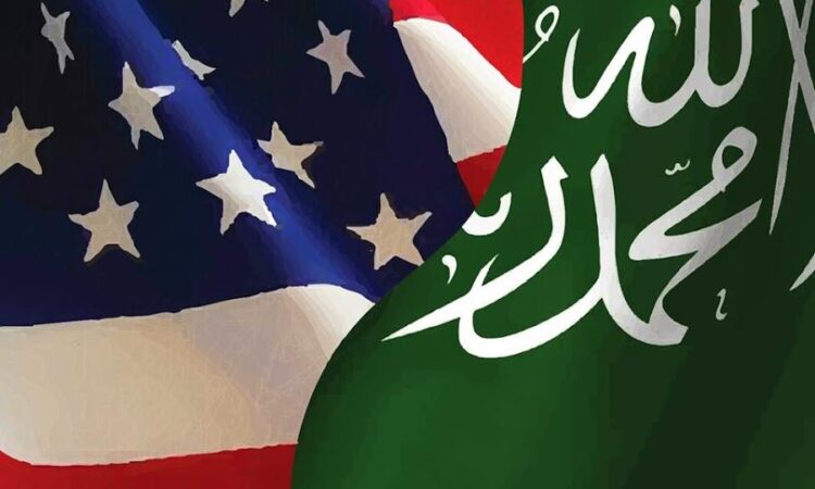 Saudi American Flag